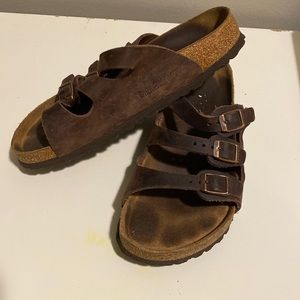 Birkenstock three strap with buckle